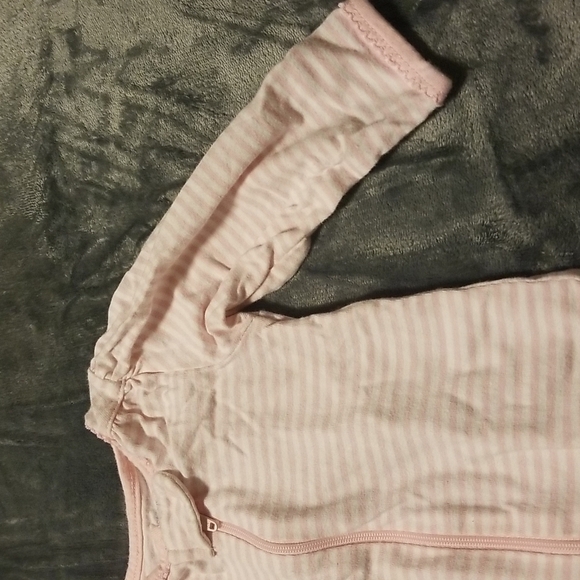 Carter's Baby Girl's Stripe Sleeper - Picture 5 of 9